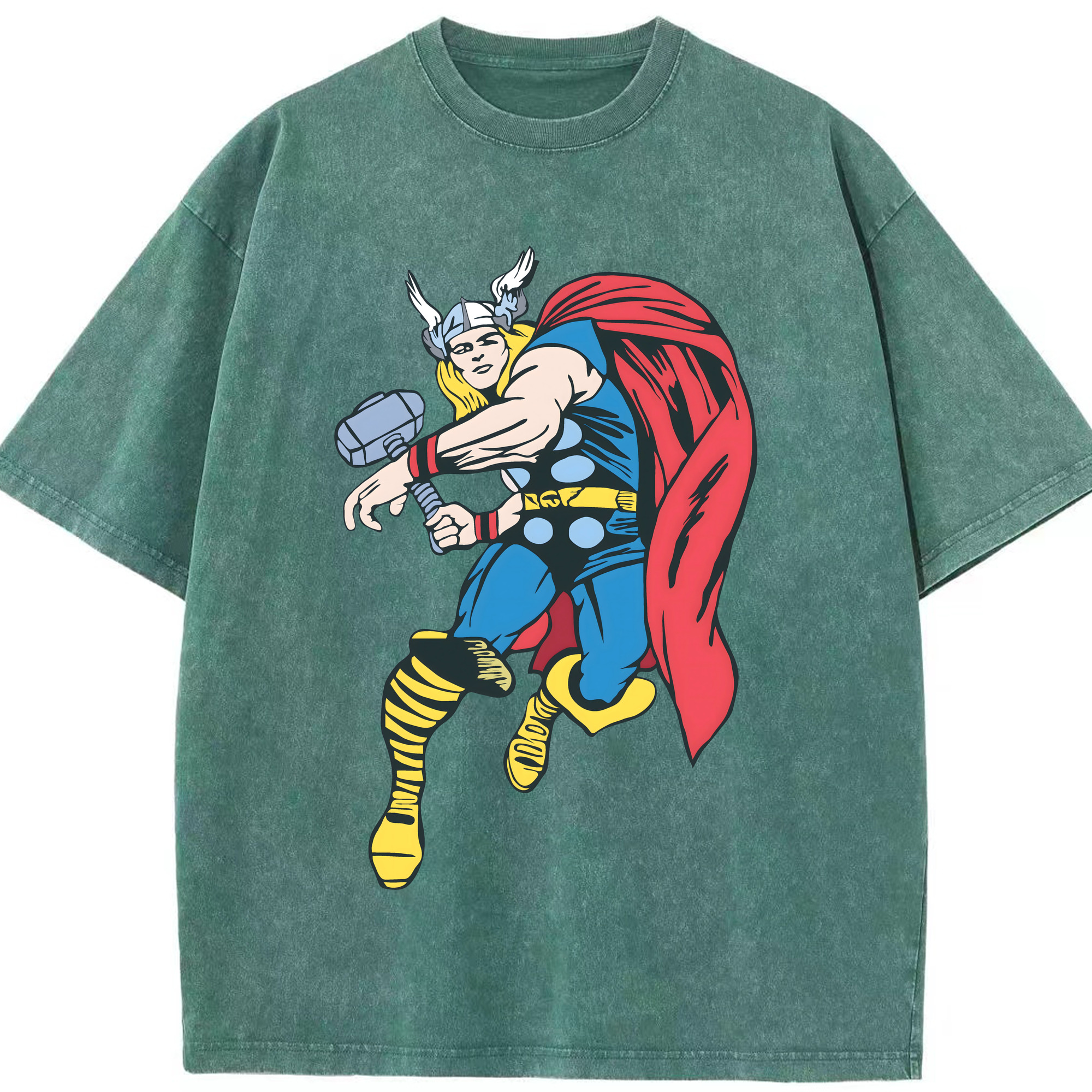 （画像用） アベンジャーズ The Avengers 綿100% ヴィンテージ風 半袖Tシャツ（フロントプリント）